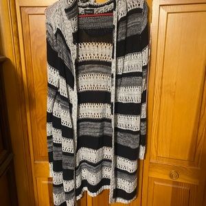 Torrid Size 1 (1x) sweater duster (with hood)